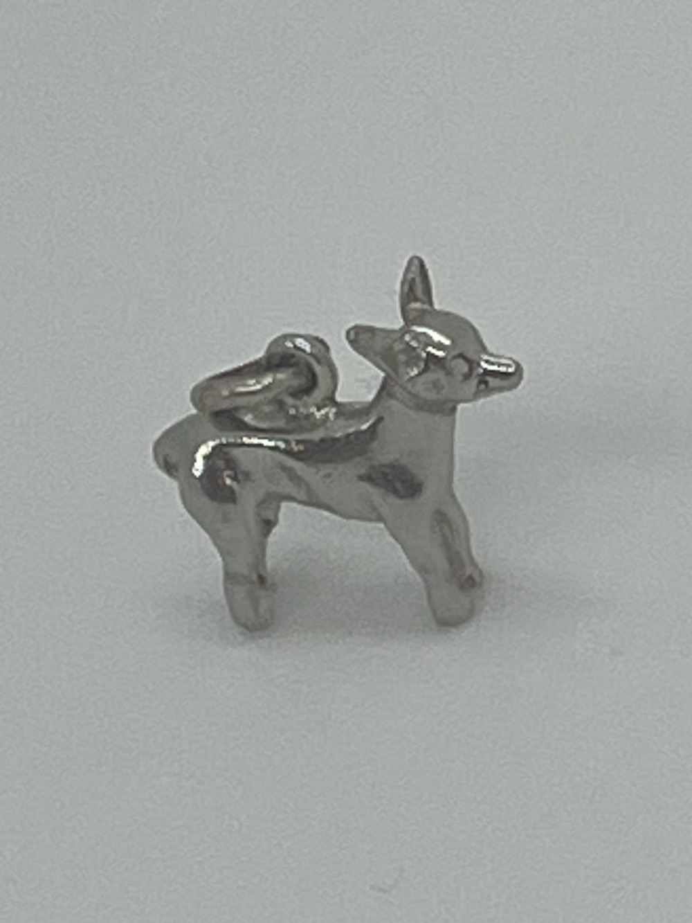 Vtg 925 Sterling Silver Mini Dog Chihuahua Spitz Min Pin Charm